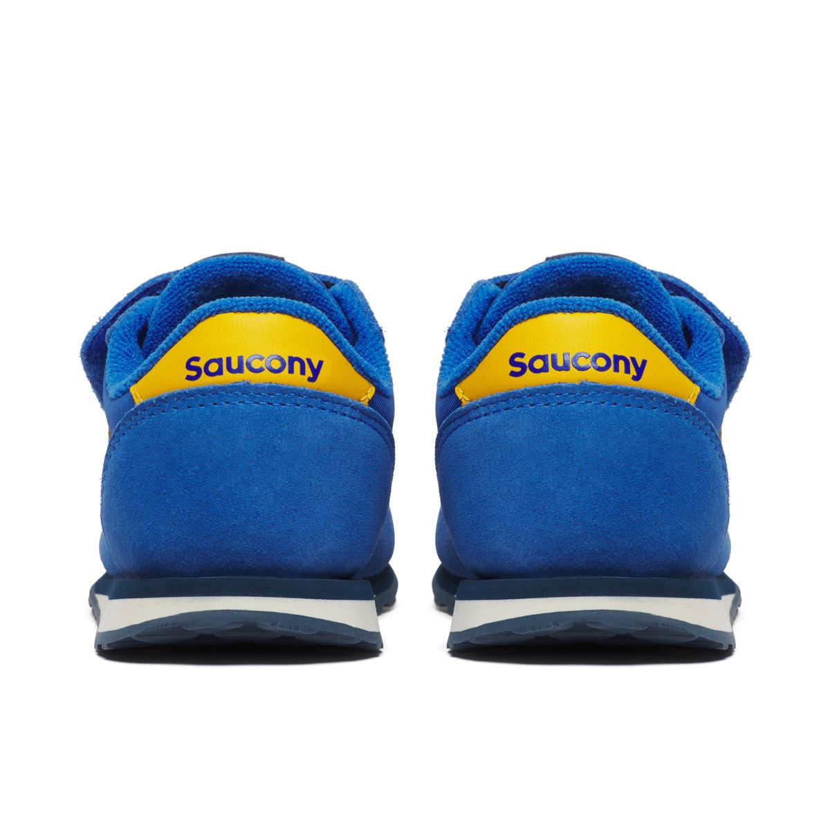 Jazz Hook & Loop Sneaker, Blue/Yellow, dynamic 4